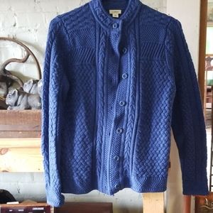 LL Bean cardigan sweater